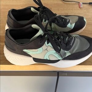 Stylish Black and Mint Jordan sneakers